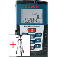 Лазерный дальномер Bosch DLE 70 + штатив BS 150